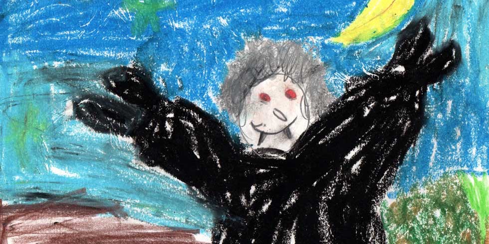 Kinderzeichnung, Foto: Merit Fakler